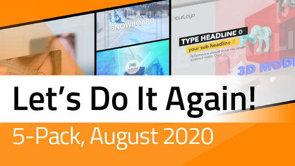 5 Pack Let's Do It Again August 2020