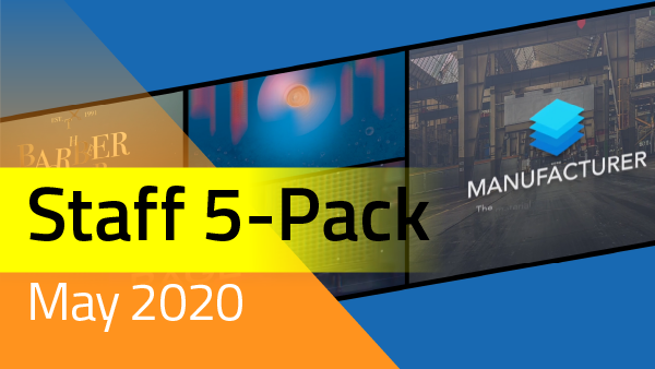 5 Pack: Staff Picks May 2020