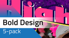 5 Pack: Bold Design