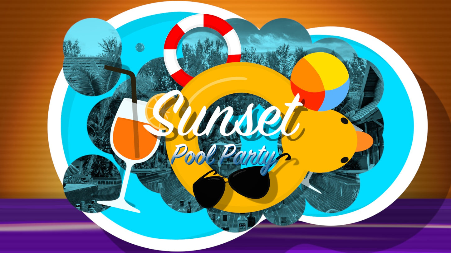 Sunset Pool Party