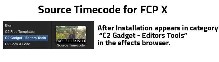 Source Timecode